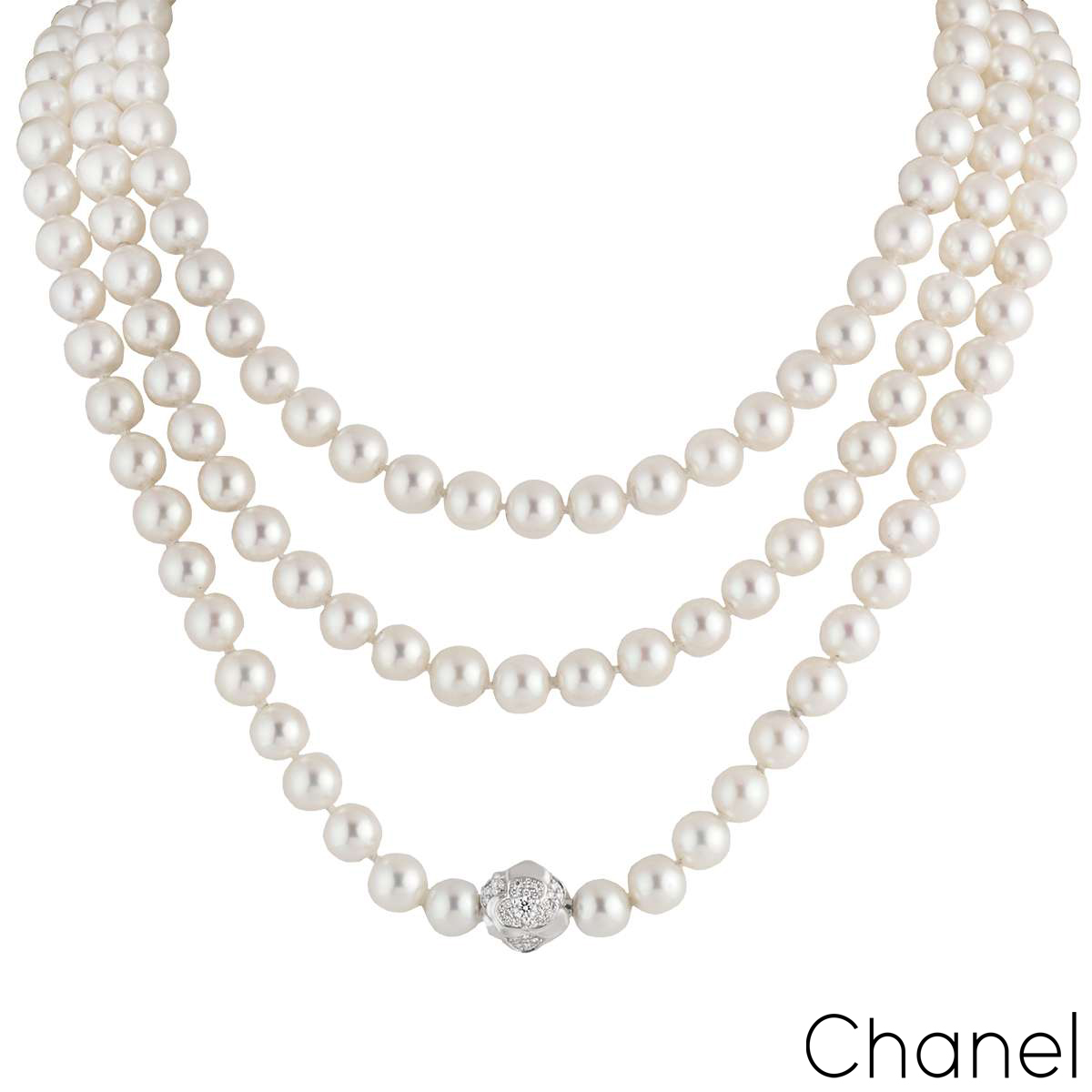 White gold necklace Chanel Silver in White gold - 33376893